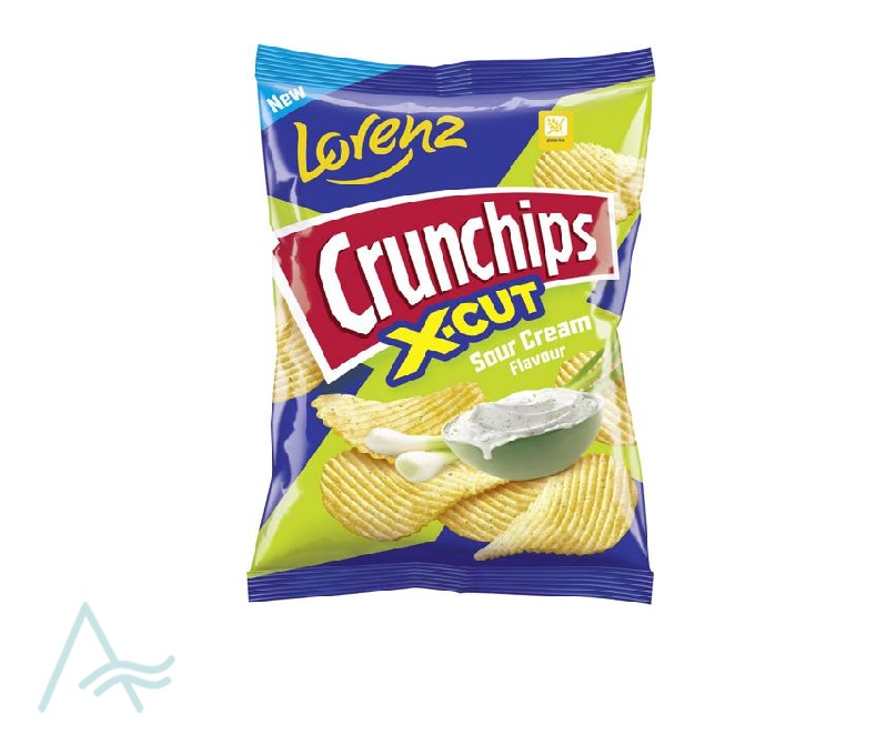 LORENZ CRUNCHOPS SOUR CRAM 140 G